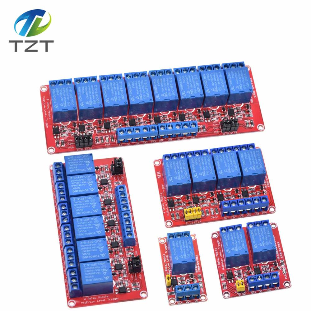 Relay 8 Channel Board - DIYTZT 1 Buah Pelindung Papan Modul