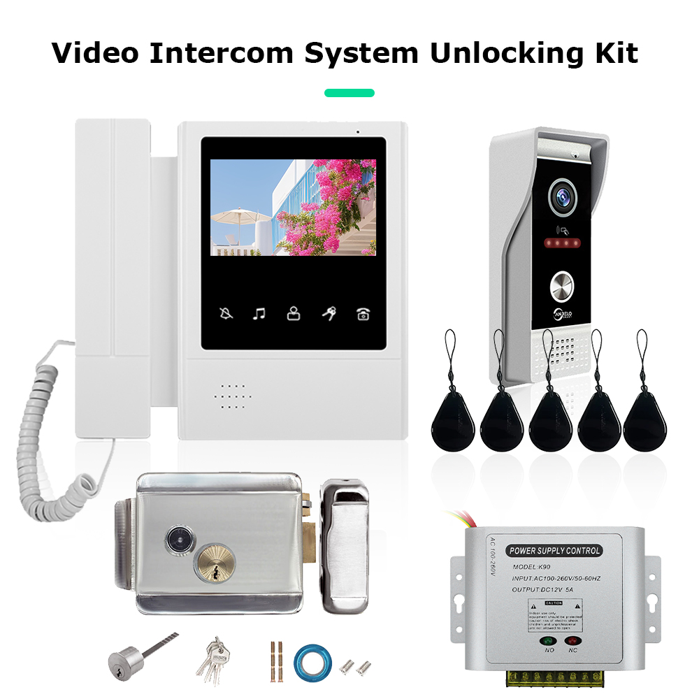 Smart Doorbell Wired - Sistem interkom Video LCD 4.3 inci