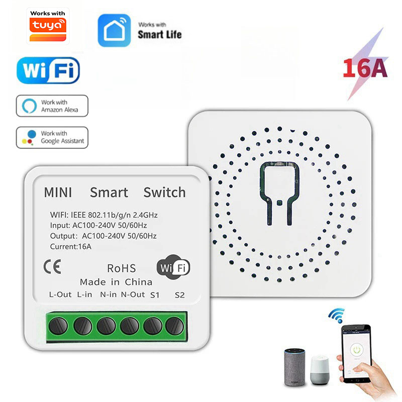 Smart Home Automation Diy - Sakelar Lampu Pintar Mini WiFi DIY