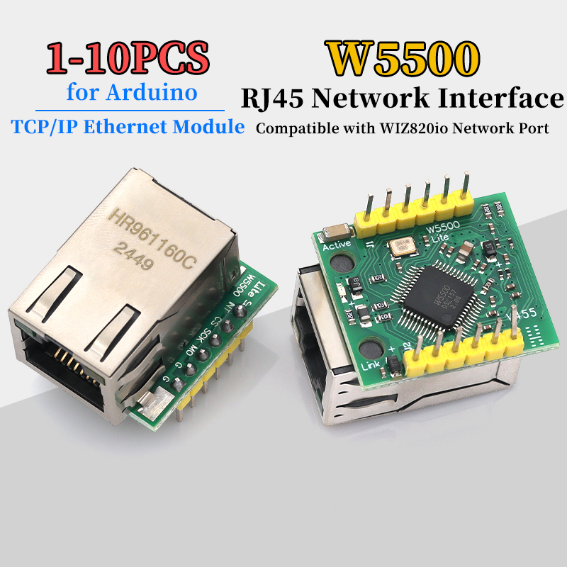 Ethernet Module W5500 - 1/5/10 Buah Modul W5500 Modul Ethernet
