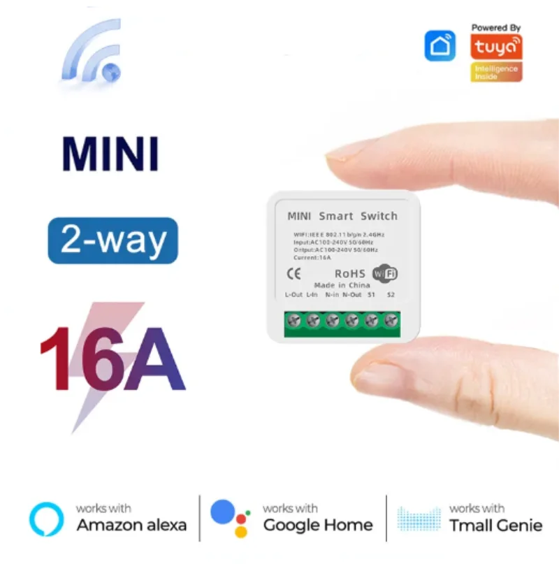 Home Automation Ideas - Tuya Mini 16A sakelar WiFi Smart