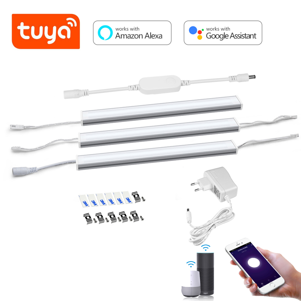 Smart Home Automation Diy - Kit Lampu LED Aluminium Smart Tuya