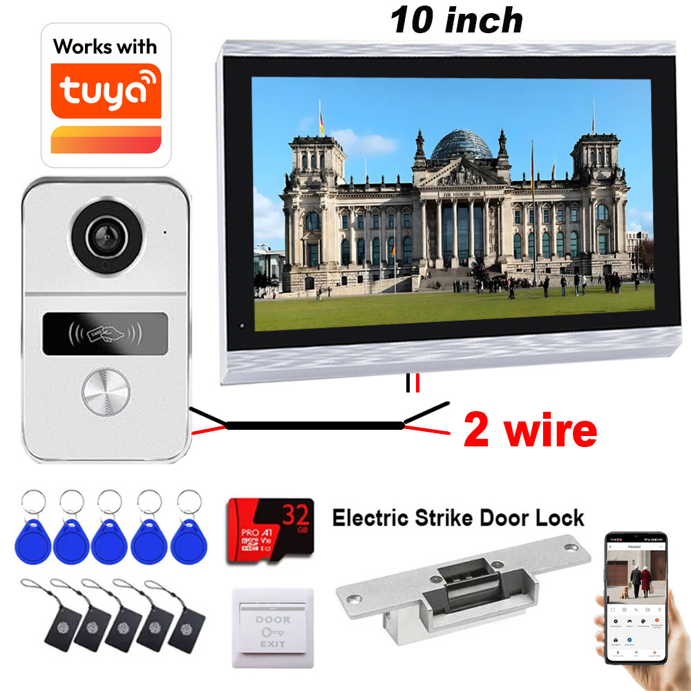 Smart Doorbell Wired - Sistem Interkom Video Wifi Tuya 2