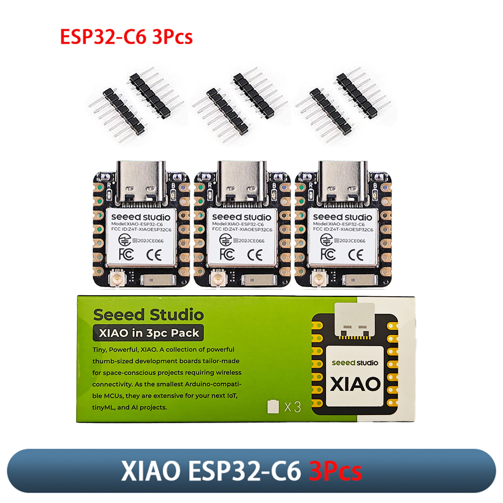 Home Automation With Arduino - XIAO ESP32-C6 3 Buah Modul Papan