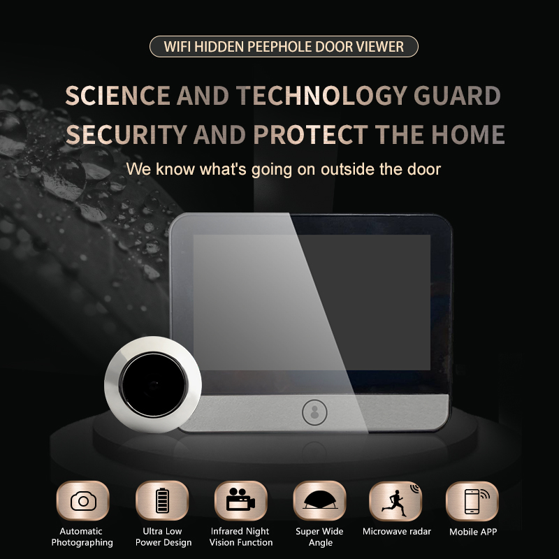 Smart Doorbell Wired - Smart tuya APP perlindungan keamanan optik