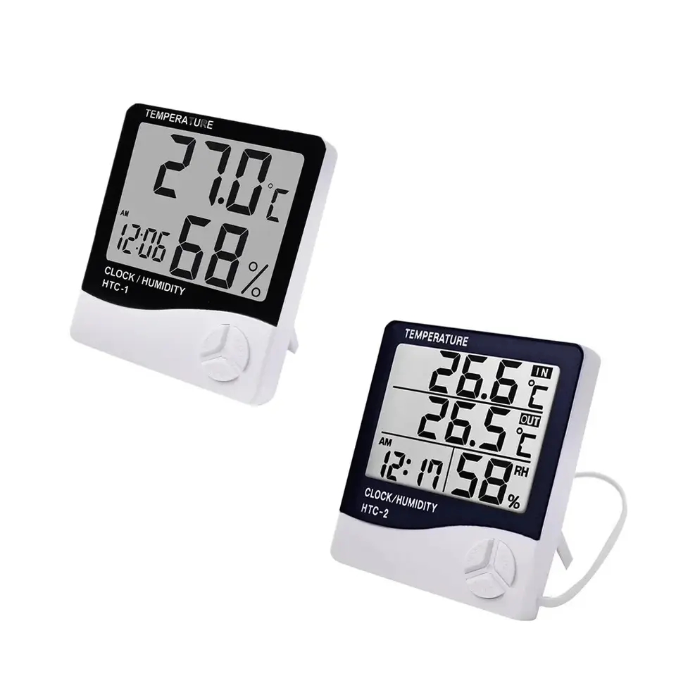 Home Automation Industry - Termometer dan Higrometer Digital LCD Dalam