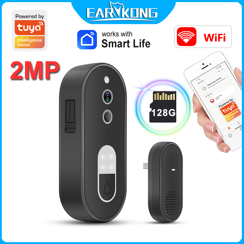 Smart Doorbell Wired - Bel Pintu Video WiFi Bekerja Dengan