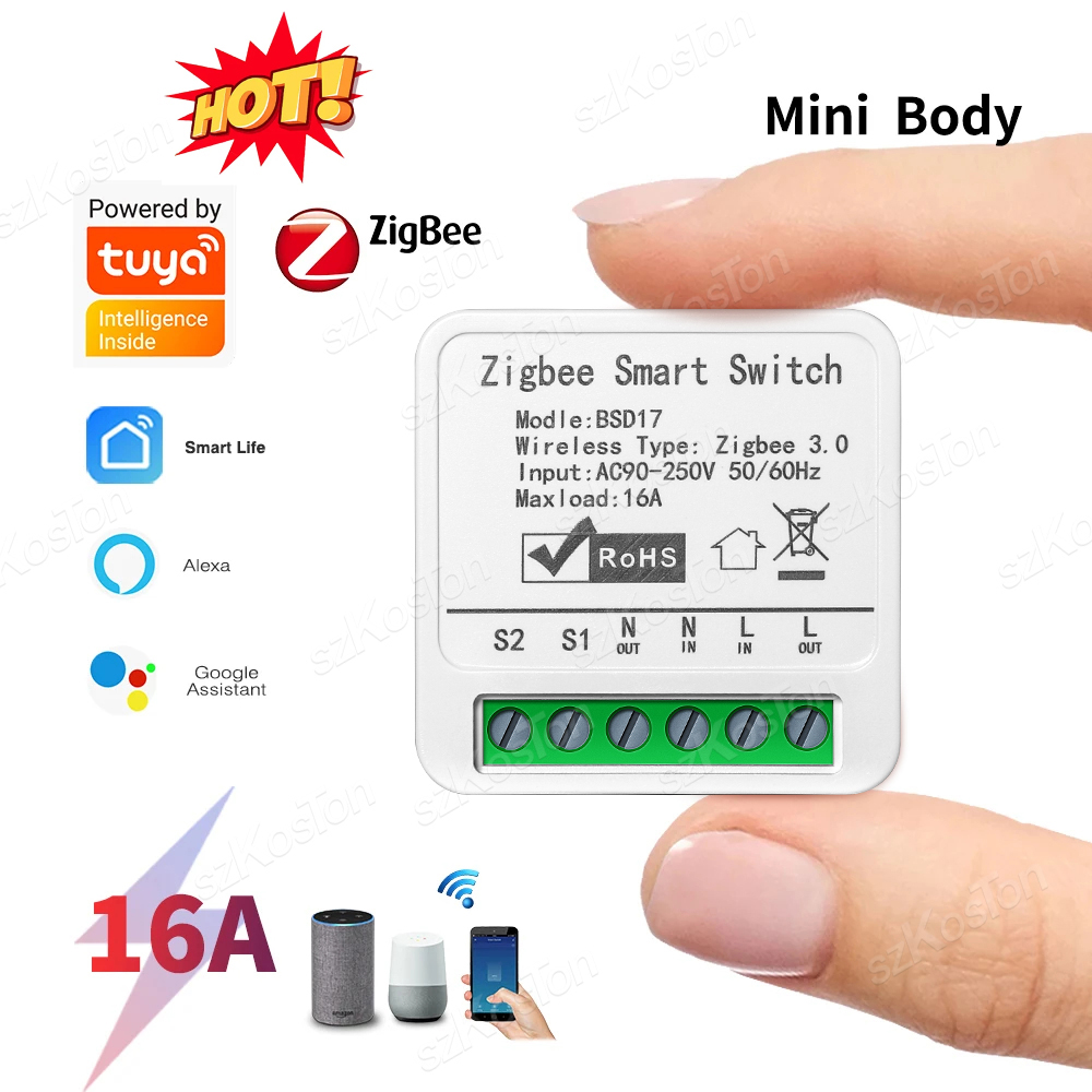 Smart Home Automation Diy - 16A Tuya ZigBee Modul Sakelar Pintar