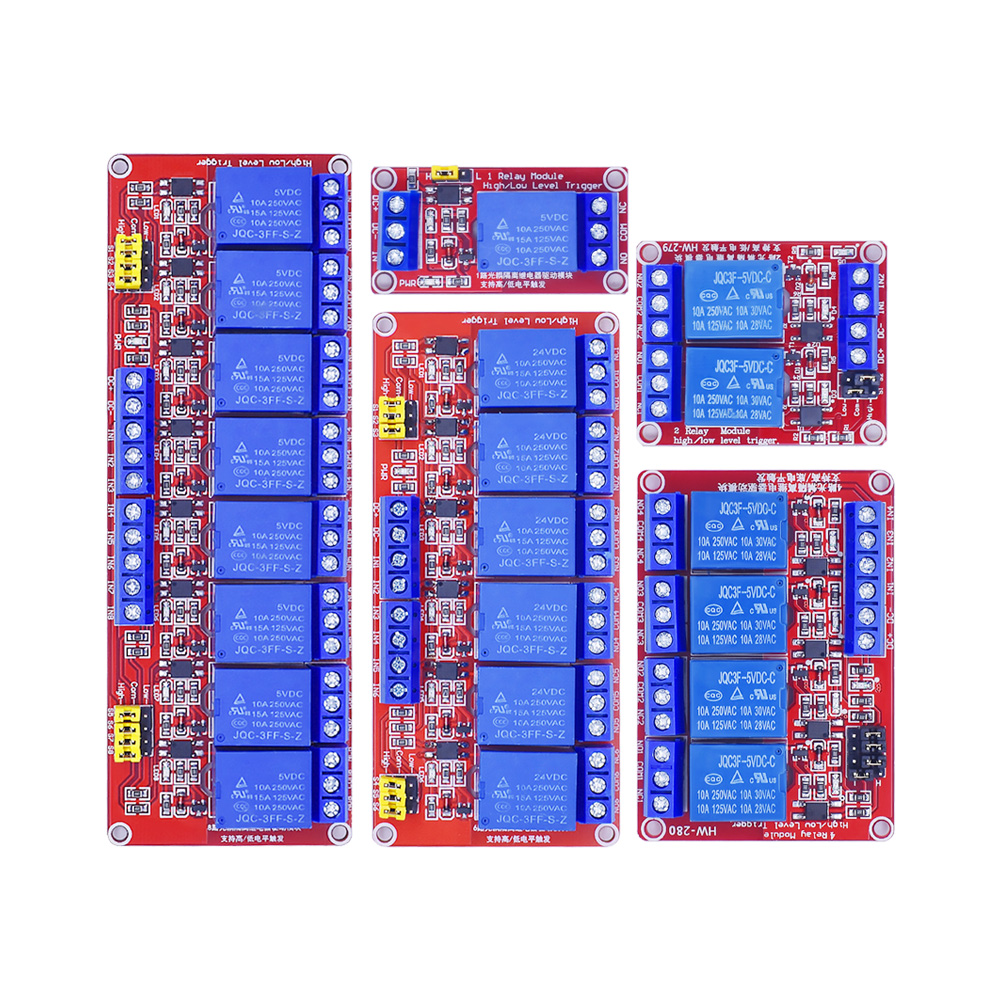 Modul Relay 1 2 6 4 8 Saluran  - Relay 8 Channel Board ulasan dan harga