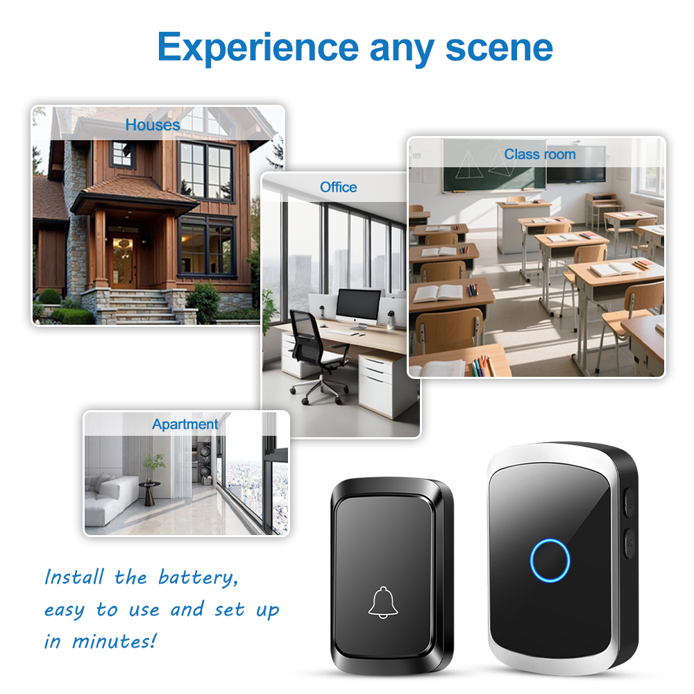 Bel Pintu Nirkabel Pintar Kit  - Smart Home Automation Diy ulasan dan harga
