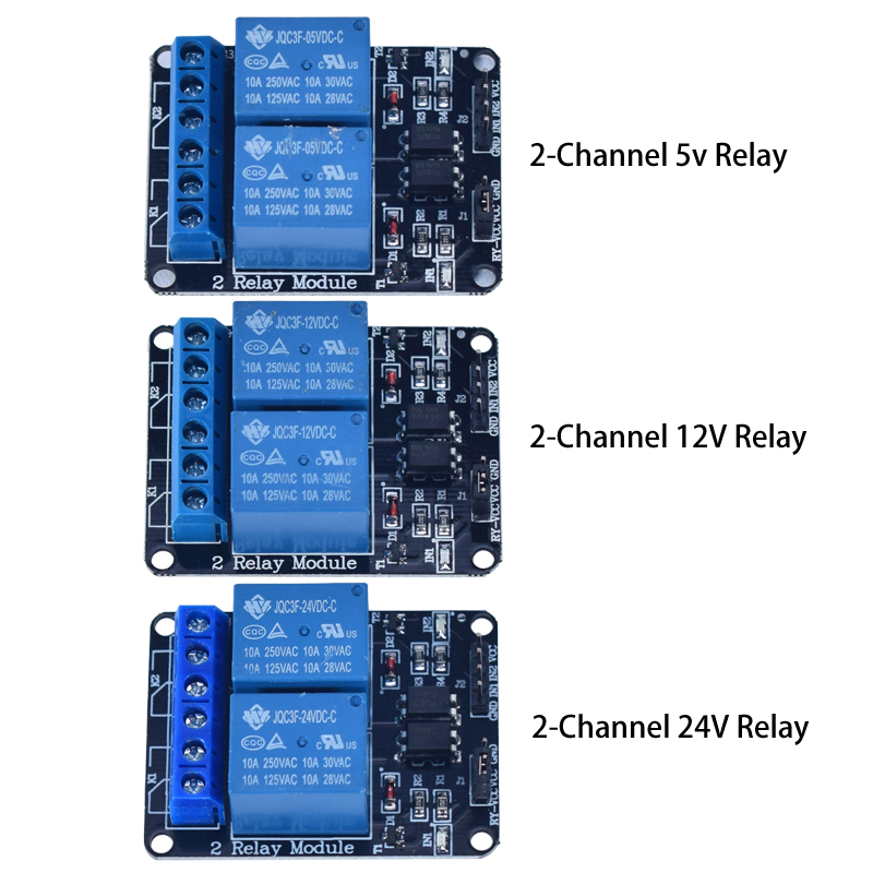 Modul Relay 1 2 4 6 8 Saluran  - Relay 8 Channel Board ulasan dan harga