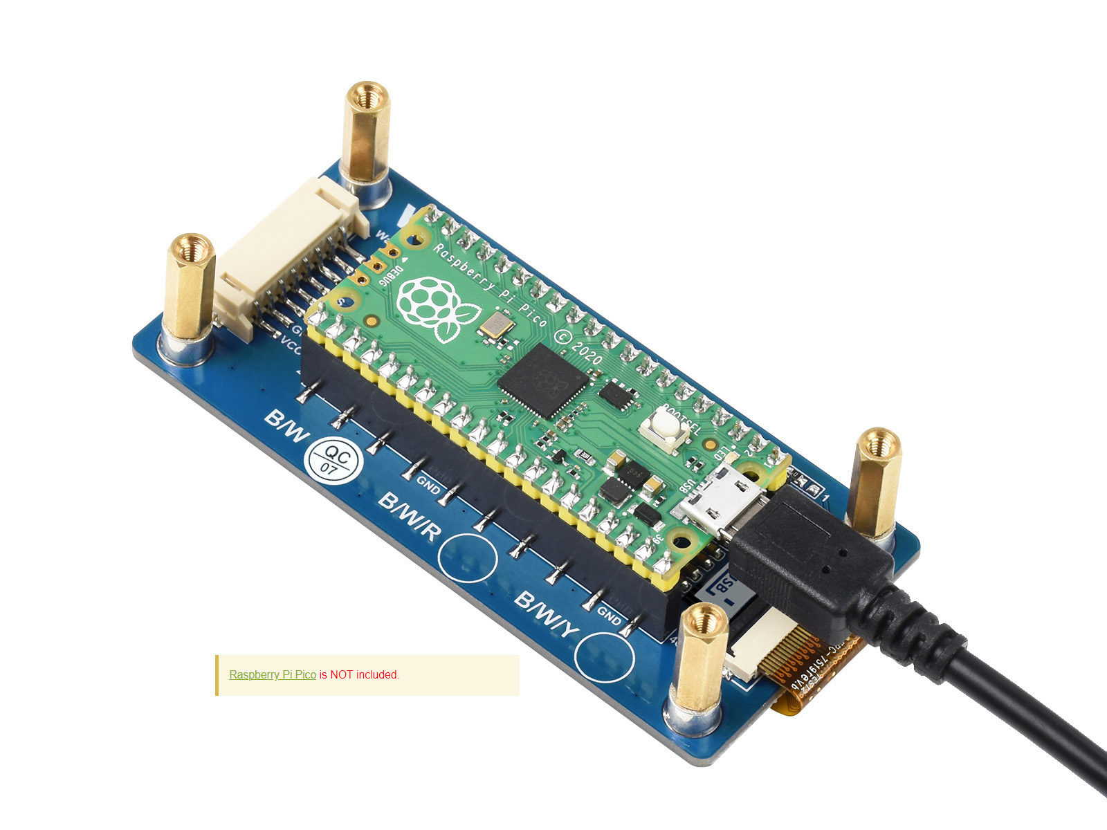 Waveshare Pico-ePaper-2.9, Mod - Display Epaper 2.9 ulasan dan harga