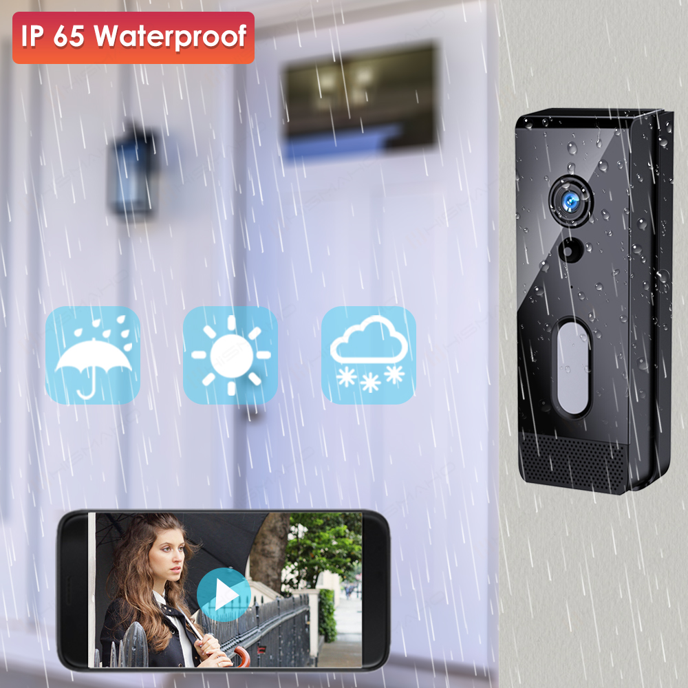 Tuya bel pintu WiFi, kamera lu - Smart Doorbell Wired ulasan dan harga