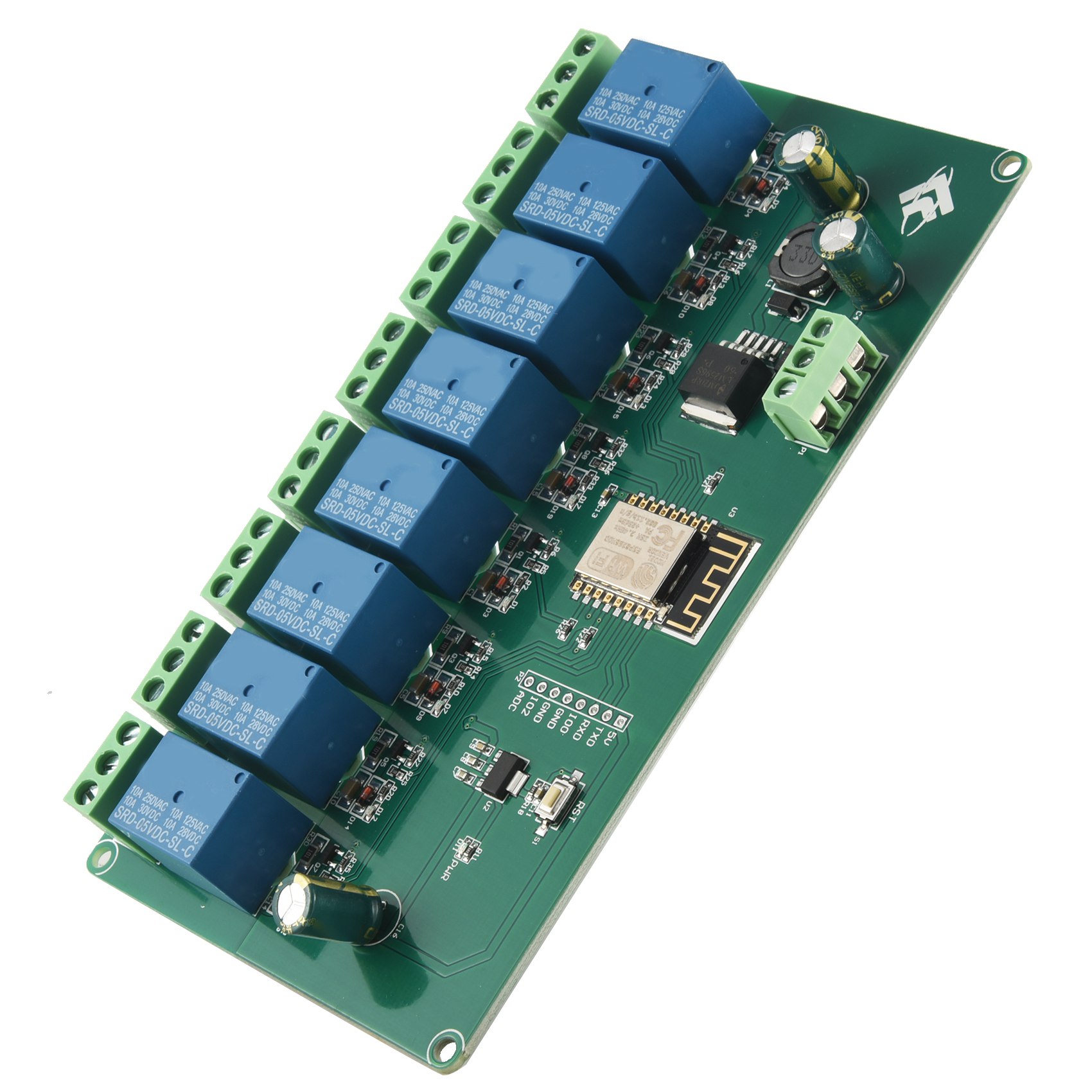 (ABDH) ESP8266 Modul Relai 8 S - Relay 8 Channel Board ulasan dan harga
