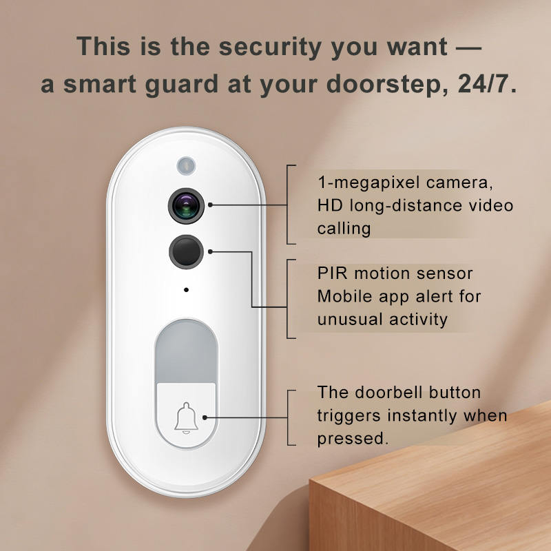 Tuya Bel Pintu Video Pintar Ni - Smart Doorbell Wired ulasan dan harga