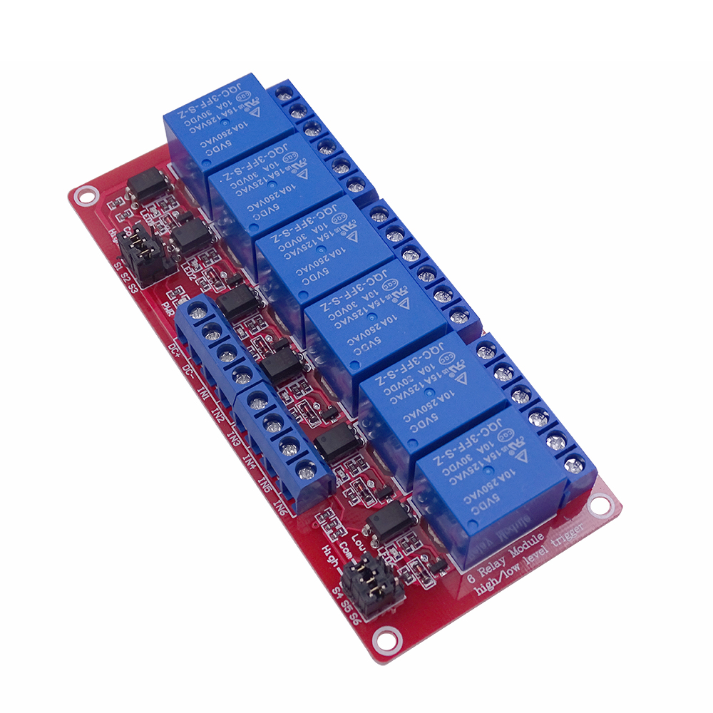 1 2 4 6 8 Channel modul papan  - Relay 8 Channel Board ulasan dan harga