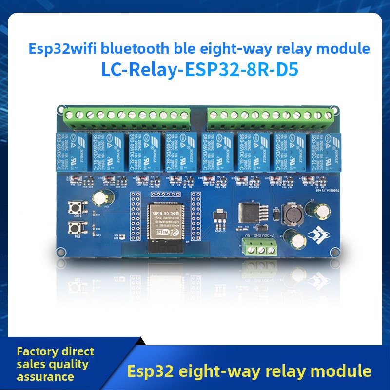 Papan Pengembangan ESP32 DC5-3 - Relay 8 Channel Board ulasan dan harga