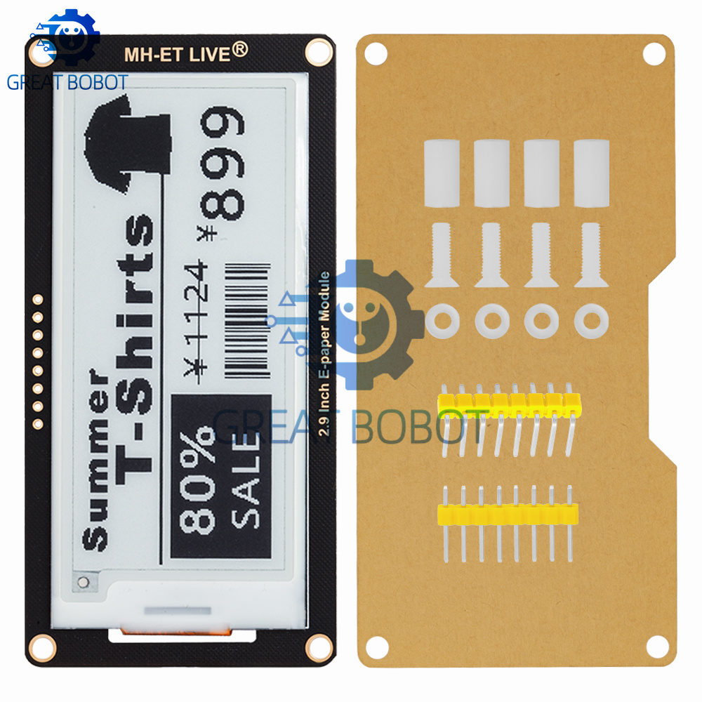 Layar tampilan EInk e-paper mo - Display Epaper 2.9 ulasan dan harga