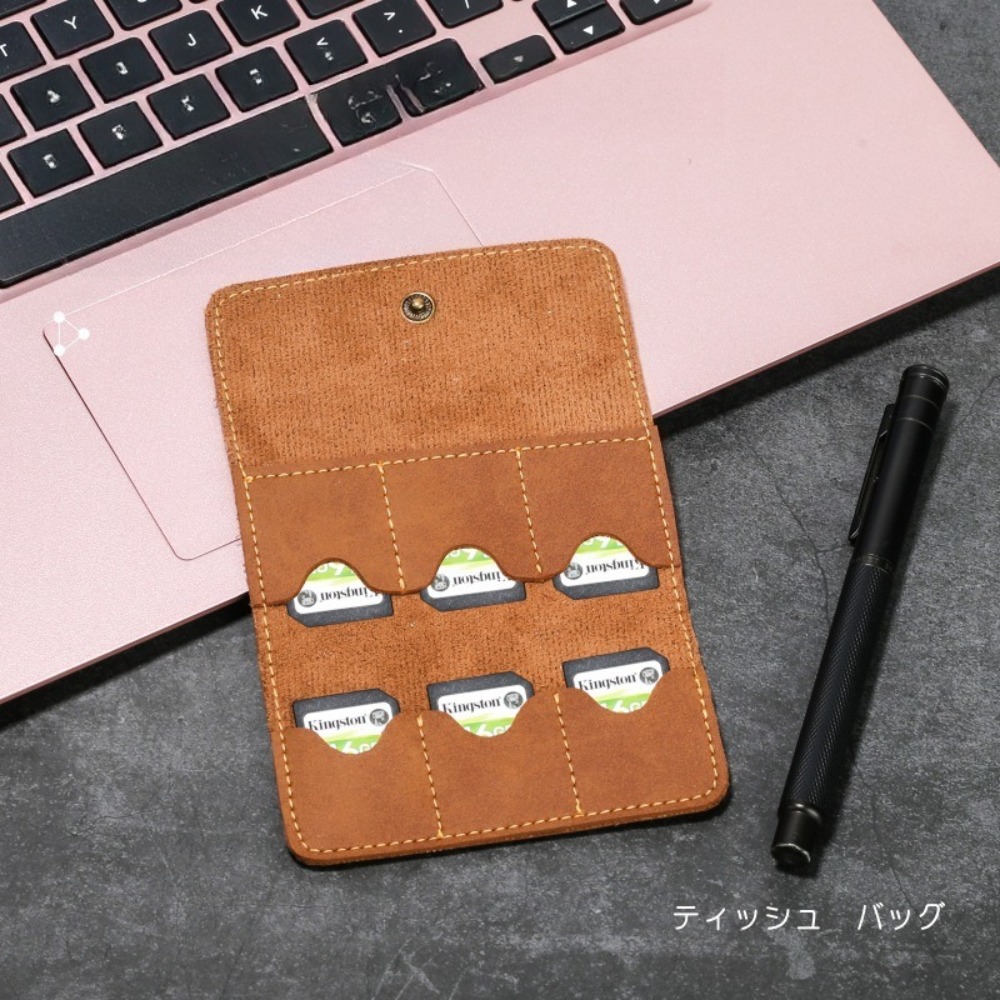 Tempat Kartu Memori Kulit PU M - Home Assistant Sd ulasan dan harga