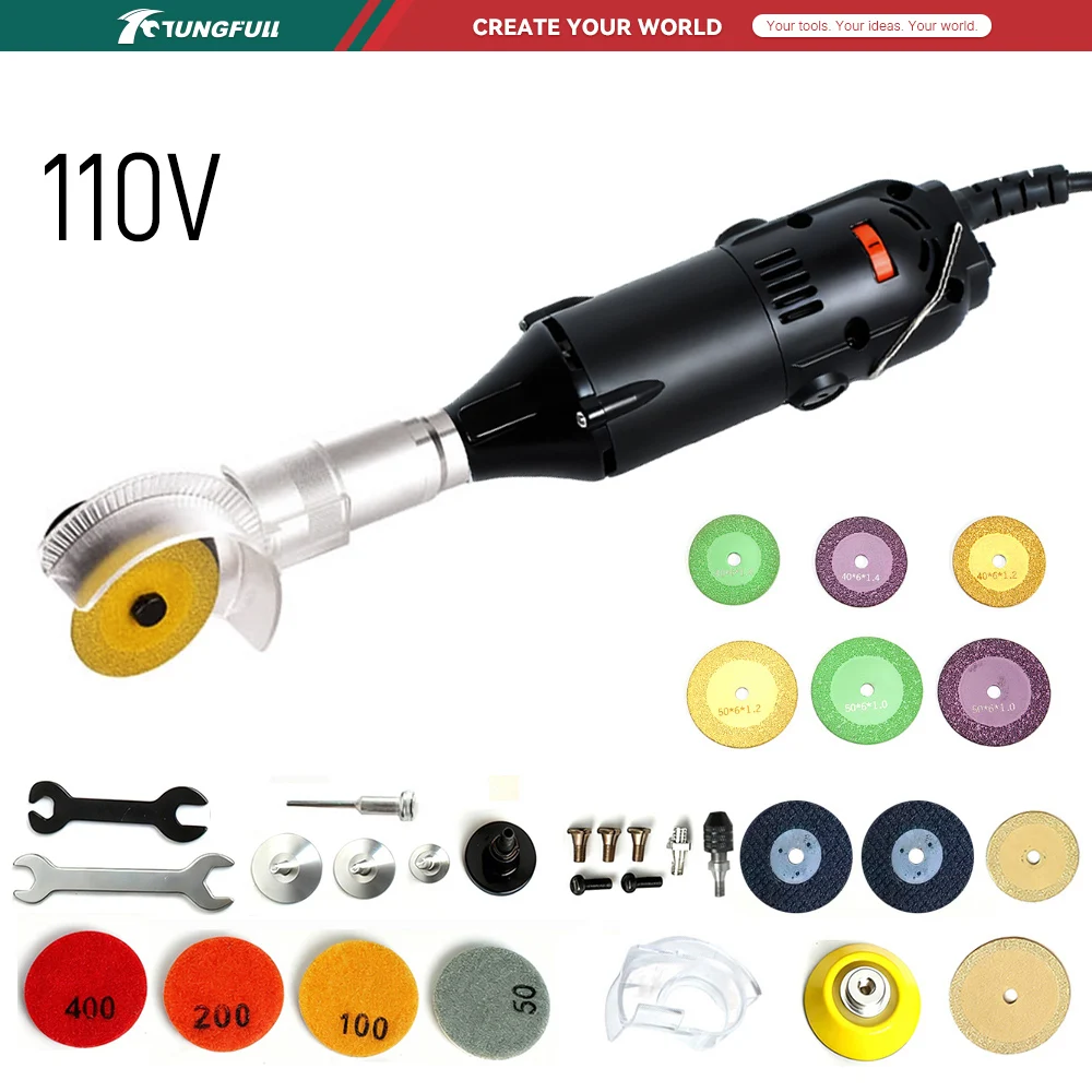 TUNGFULL 110V Penggiling Sudut - Diy Automation ulasan dan harga