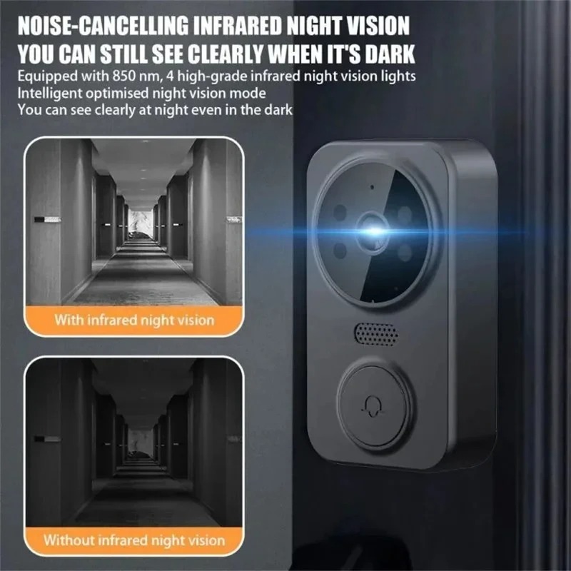 M8 Smart Visual Doorbell WiFi  - Smart Doorbell Wired ulasan dan harga