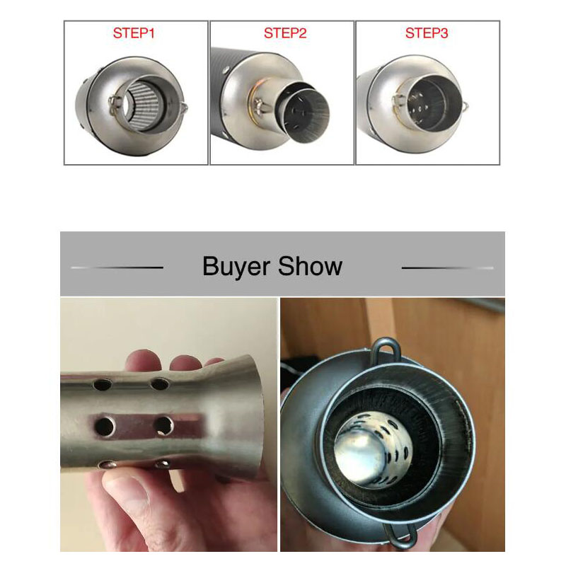 Knalpot Motor Stainless Steel  - Ir Blaster Universal ulasan dan harga
