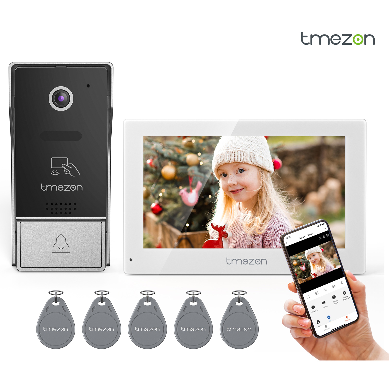 Sistem Interkom Video Pintar W - Smart Doorbell Wired ulasan dan harga