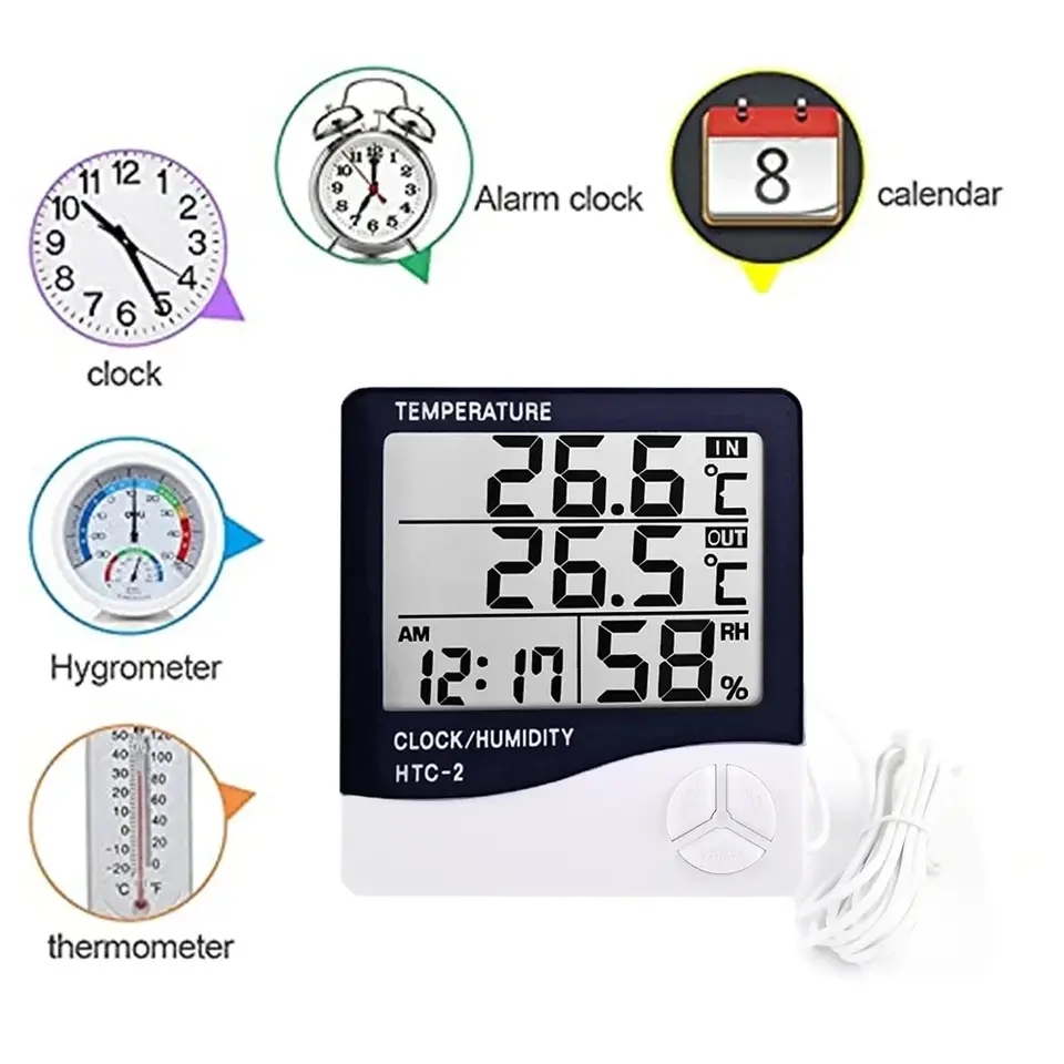 Termometer dan Higrometer Digi - Home Automation Industry ulasan dan harga