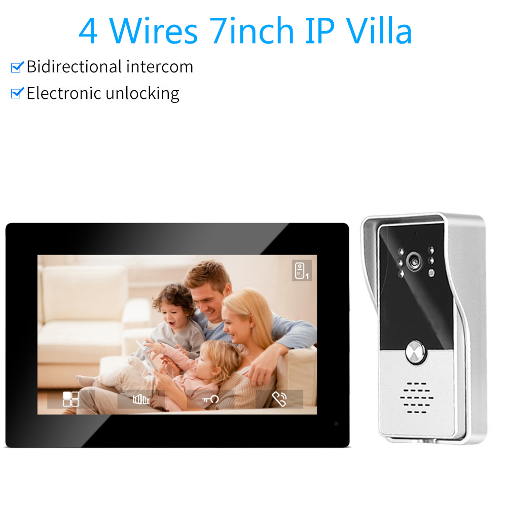 Sistem Interkom Video Berkabel - Smart Doorbell Wired ulasan dan harga