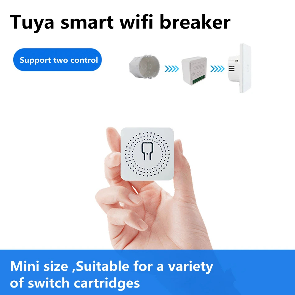 Sakelar Lampu Pintar Mini WiFi - Smart Home Automation Diy ulasan dan harga