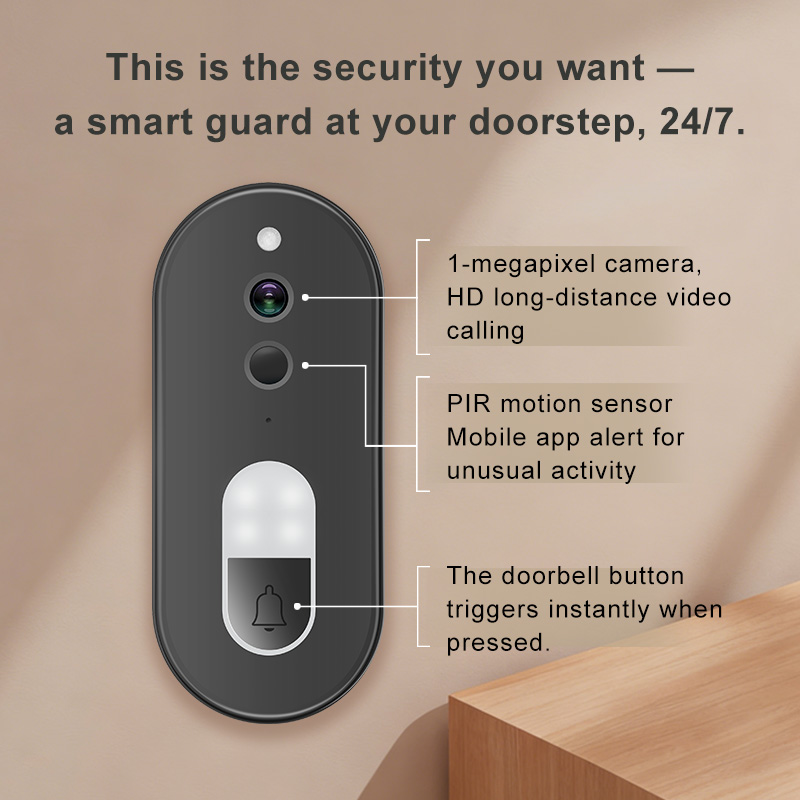 Bel Pintu Video WiFi Bekerja D - Smart Doorbell Wired ulasan dan harga