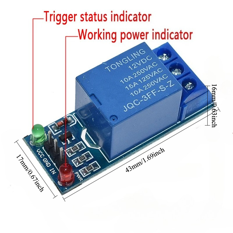 6 Buah Modul Relai 1 Saluran B - Home Automation With Arduino ulasan dan harga