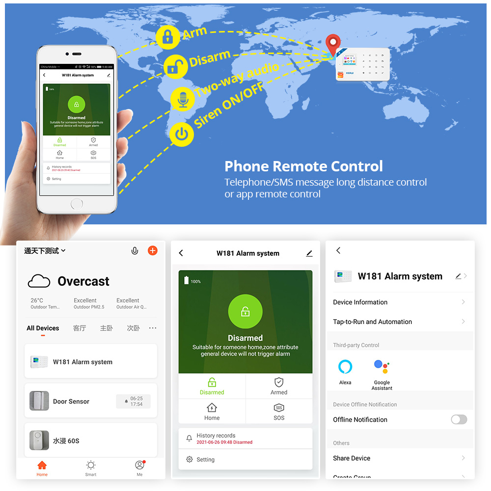 KERUI Kit sistem Alarm keamana - Smart Home Automation Diy ulasan dan harga