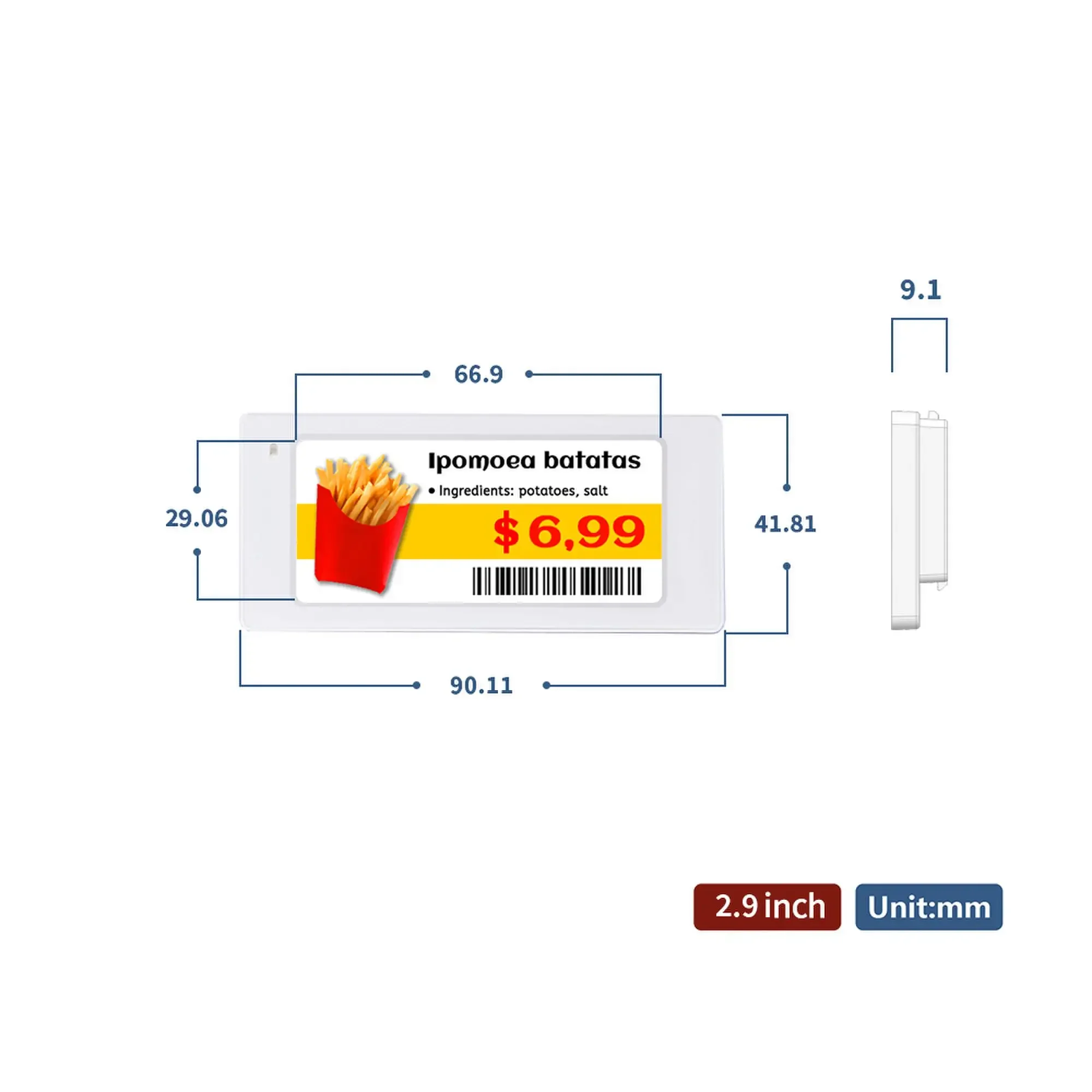 10 Buah Label Harga Digital Uk - Display Epaper 2.9 ulasan dan harga
