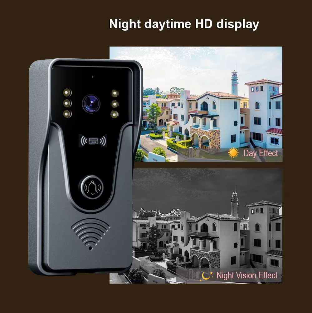 Tuya bel pintu nirkabel layar  - Smart Doorbell Wired ulasan dan harga