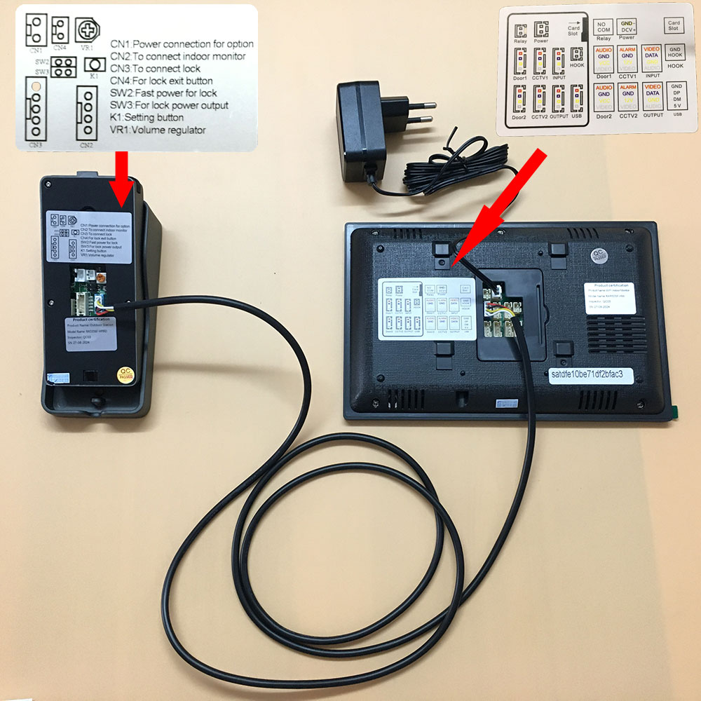 Tuya bel pintu nirkabel layar  - Smart Doorbell Wired ulasan dan harga