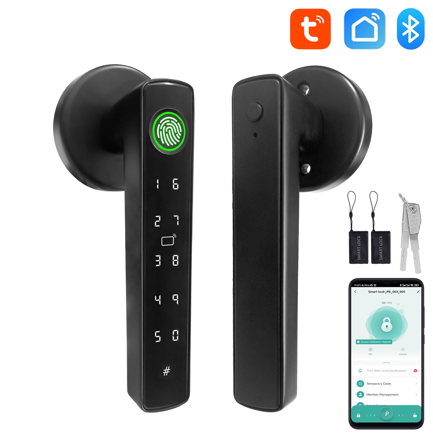 Kunci Pintu Bluetooth Tuya Sma - Home Automation Tutorial ulasan dan harga
