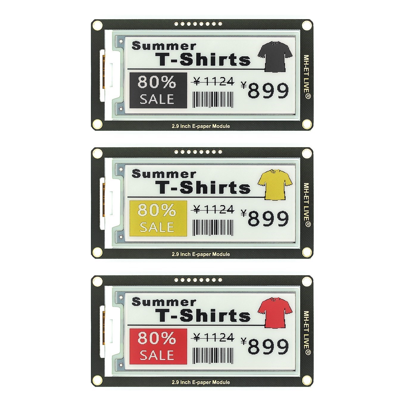 2.9 inci modul Epaper e-kertas - Display Epaper 2.9 ulasan dan harga