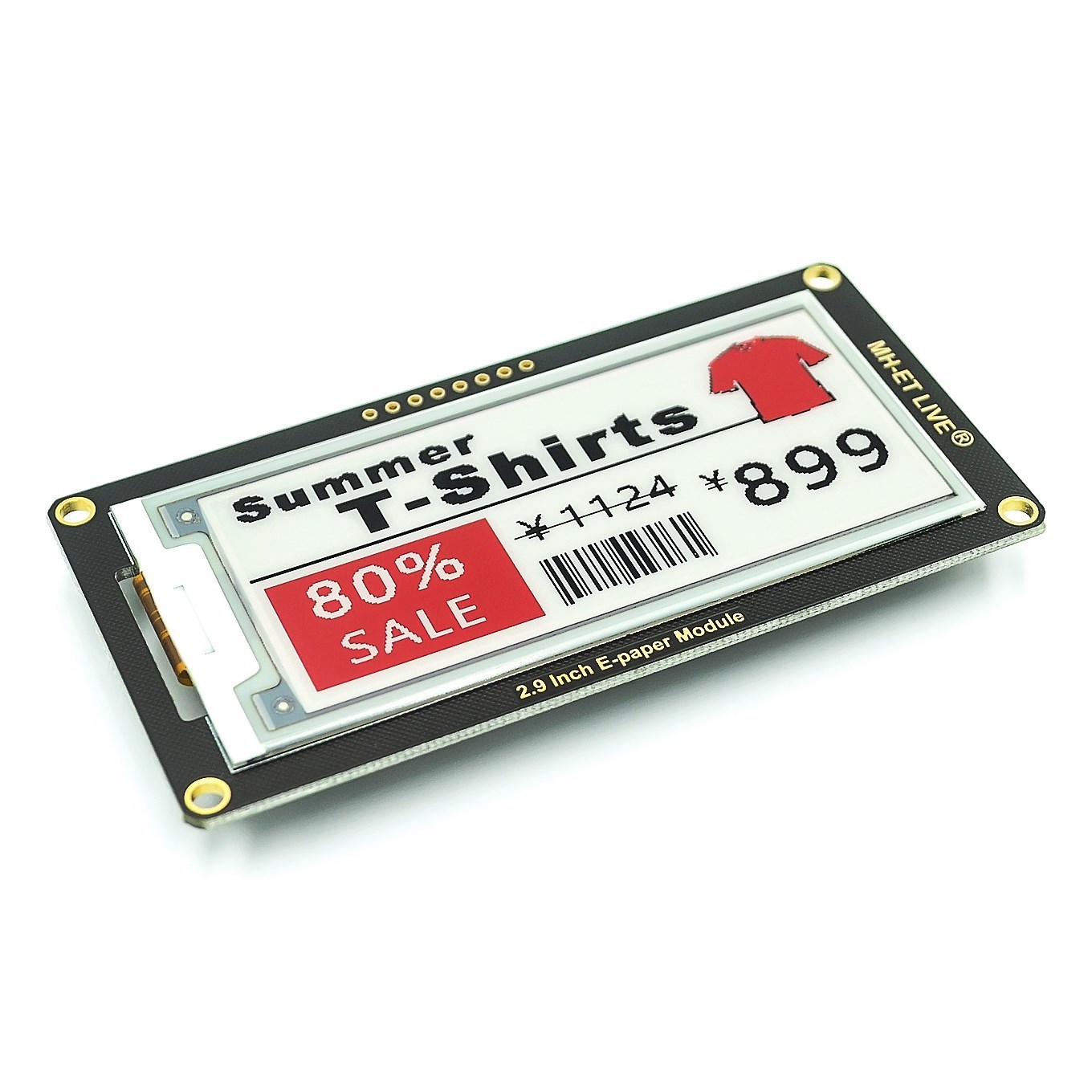 2.9 inci modul Epaper e-kertas - Display Epaper 2.9 ulasan dan harga