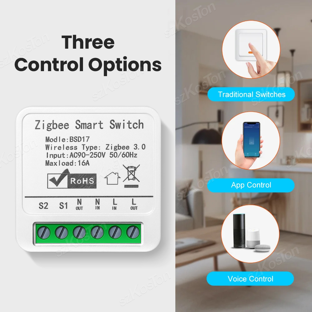 16A Tuya ZigBee Modul Sakelar  - Smart Home Automation Diy ulasan dan harga